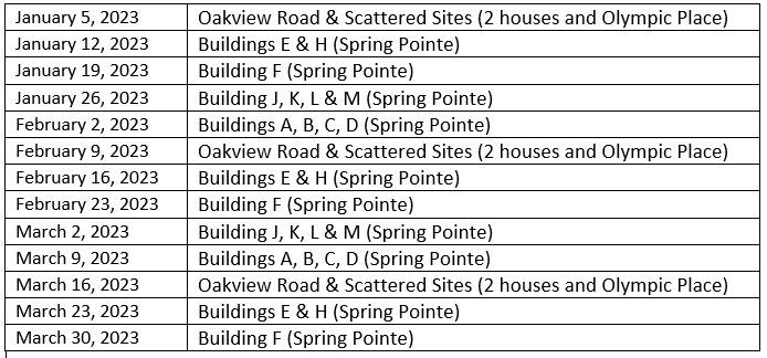 Spring Pointe PestControl Jan-Mar