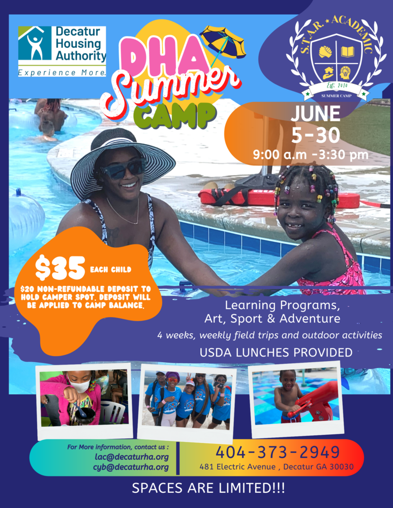 DHA Summer Camp Flyer 2023