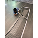 boy setting up tennis net