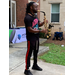 man using saxophone