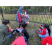 children making paper planes