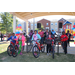 group of children riding bikes