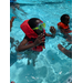 kids swimming in a pool