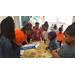 children making ginger bread houses
