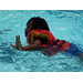 boy swimming in a pool