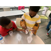 Two boys doing a science experiment