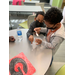 Two boys at a table doing a science experiment